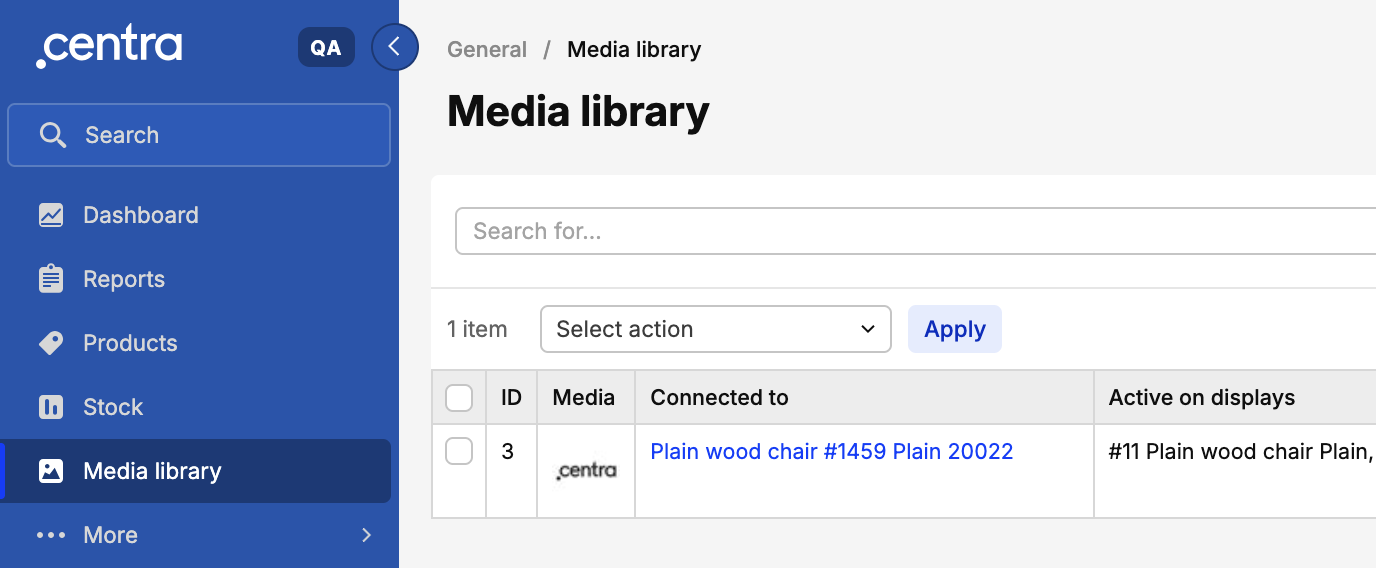 Media library